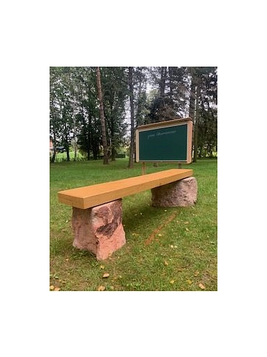 Neue Bänke für das grüne Klassenzimmer © Grundschule Mutzschen