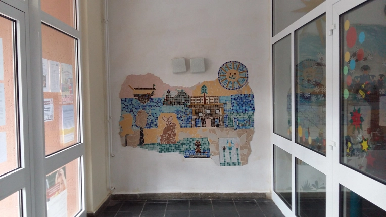 Schulprojekt Mosaik © Künstlergut Prösitz